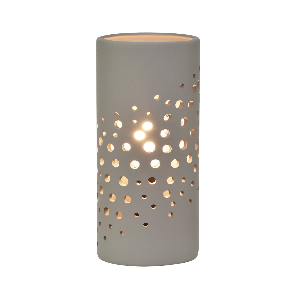 Lámpara sobremesa cerámica LAVA topo ALEMAR - Vista principal