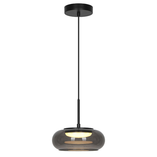 Colgante LED Cité negro fumé ALEMAR 9W 3000K - Vista principal