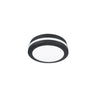 Plafón LED exterior Oristan negro ALEMAR 18cm - Vista principal