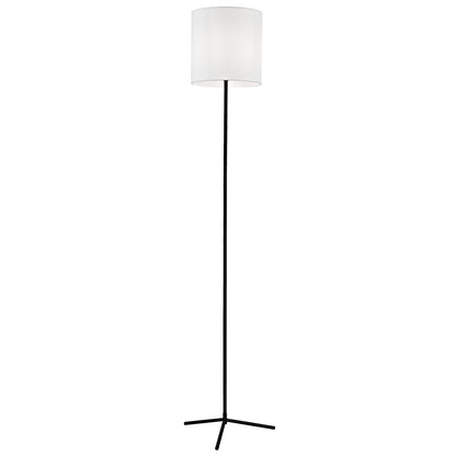 Pie de salón Clio negro ALEMAR con pantalla textil - Vista principal