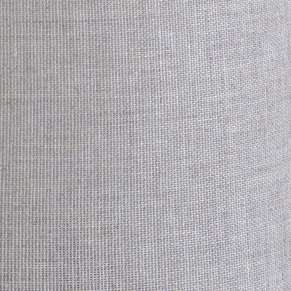 Detalle de la estructura en metal negro del colgante Tala lino visón ALEMAR - Vista lateral