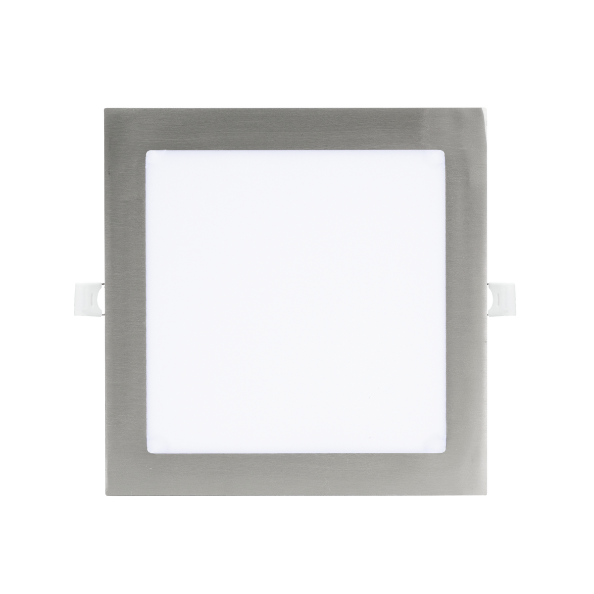 Downlight Empotrable LED Cuadrado Abaco 12W Níquel Fabrilamp - vista principal | Fabrilamp / Abrila · Ref. 199001203