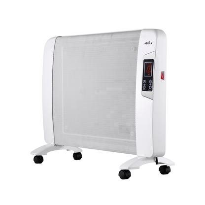 Radiador de Mica Abrigo 2000 W Blanco con Mando y Temporizador Fabrilamp - vista principal | Fabrilamp / Abrila · Ref. 202042001