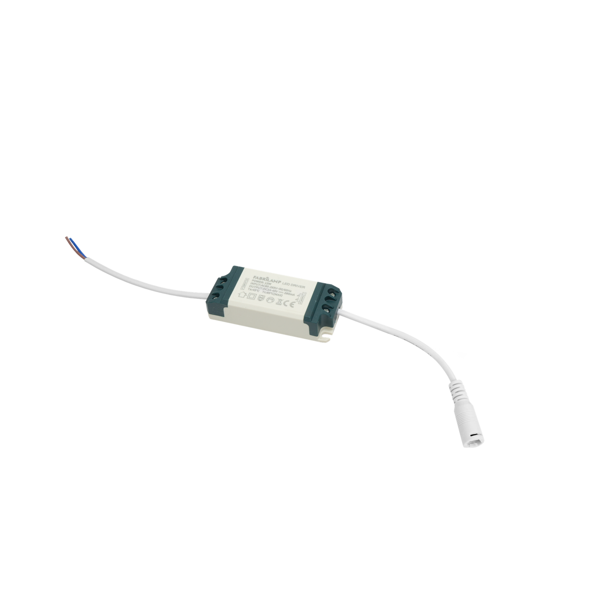 Driver LED para Downlight 12W Blanco Fabrilamp - vista principal | Fabrilamp / Abrila · Ref. 99.DRIVER-LED-12W