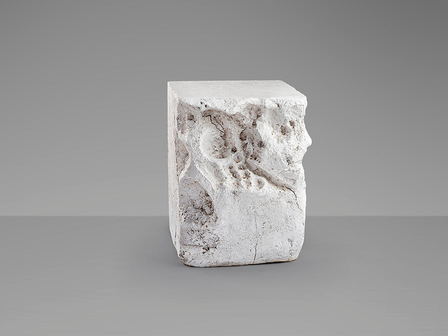 Mesa Auxiliar Blanca Block - Textura Cemento - Schuller - 409483 - Vista 4