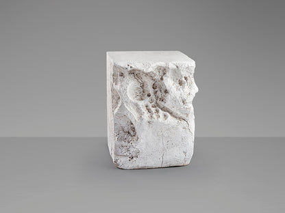 Mesa Auxiliar Blanca Block - Textura Cemento - Schuller - 409483 - Vista 4