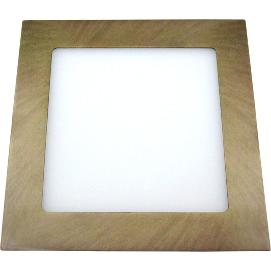 Downlight de Empotrar LED Agamenon 5W 4000K Cuadrado Cuero Fabrilamp - vista principal | Fabrilamp / Abrila · Ref. 069190514