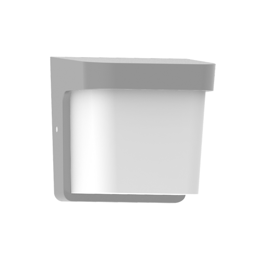 Aplique Exterior Agar 1xE27 IP65 Policarbonato Fabrilamp - vista principal | Fabrilamp / Abrila · Ref. 127061028