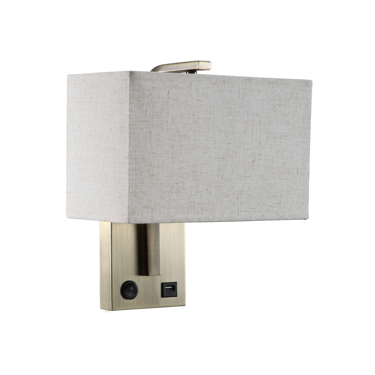 Aplique moderno Agatha Cuero / Beige – vista principal · Ref. 174761014