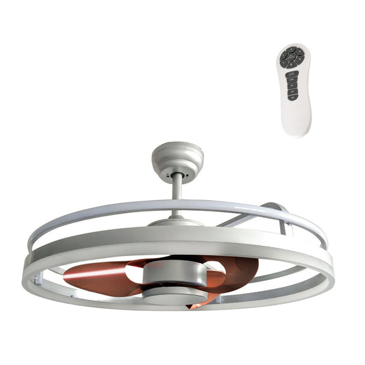 Ventilador de Techo Agra 42W LED CCT 3000 lm Gris CristalRecord - imagen 2 | CristalRecord