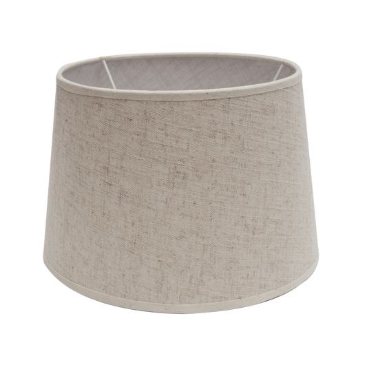 Pantalla Cónica Agueda E27 Beige 20 cm Textil Fabrilamp - vista principal | Fabrilamp / Abrila · Ref. 157212015