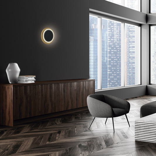 Aplique moderno Fonten LATÓN/NEGRO – vista 2 · Ref. 11381