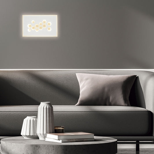 Aplique moderno Dembe BLANCO – vista 2 · Ref. 11020