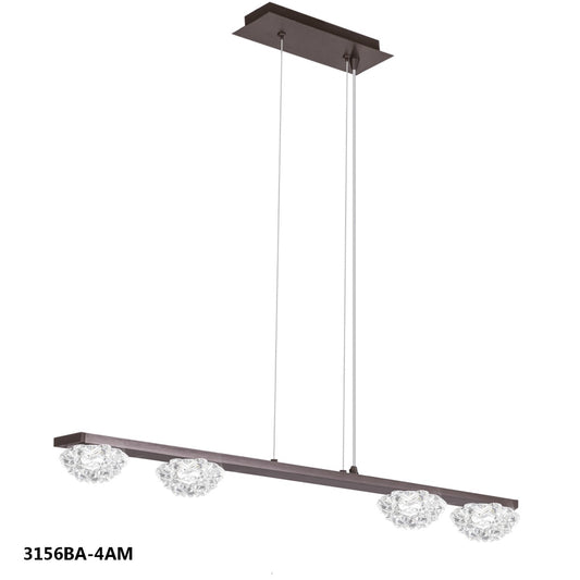 Lámpara Moderna Rose MARRON – vista principal · Ref. 3156BA/4AM