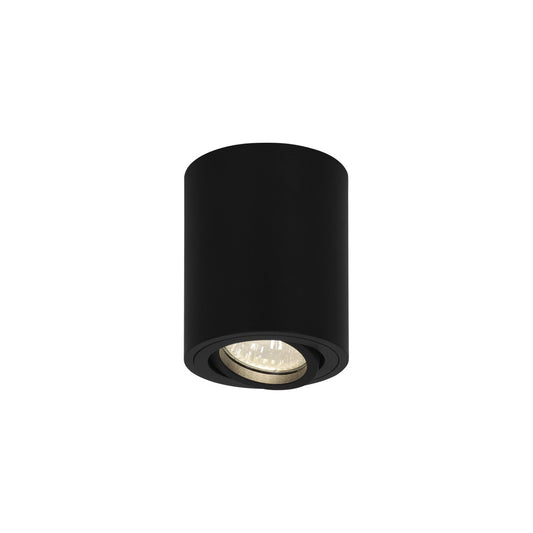Plafón Moderno Bombilla Silos Negro – vista principal · Ref. 11261