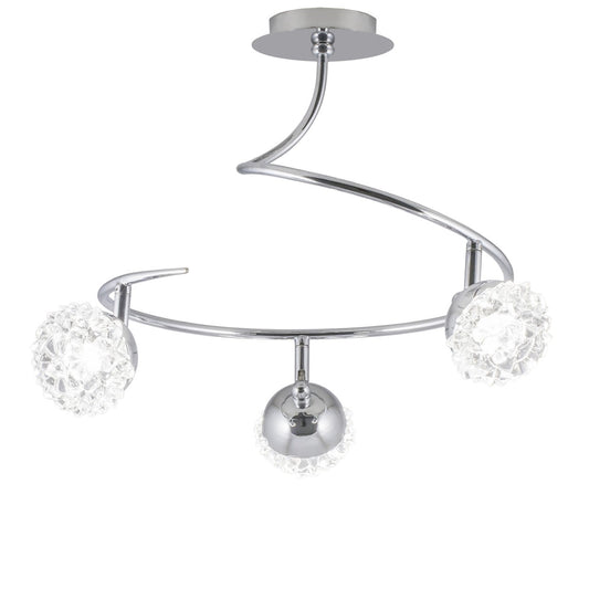 Lámpara Moderna Stella CROMO – vista principal · Ref. 3158LA/3CR