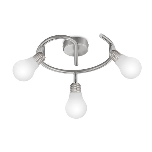 Foco Sique NIQUEL SATINADO – vista principal · Ref. 10721