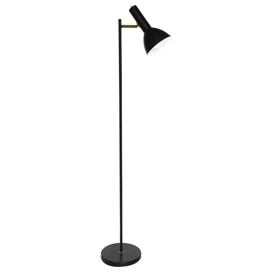 Pie Salón moderno Lumiere Negro – vista principal · Ref. 11165