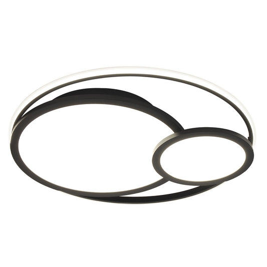 Plafón Moderno LED Brolo NEGRO – vista principal · Ref. 11472