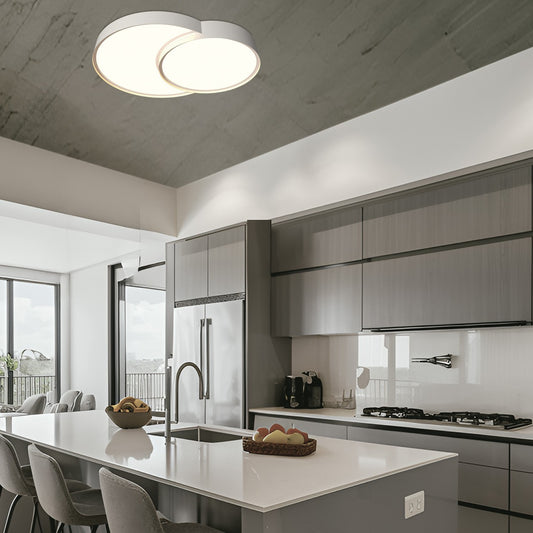 Plafón Moderno LED Niro Blanco – vista principal · Ref. 11663