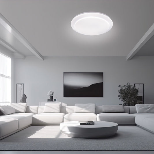 Plafón Moderno LED Nuno BLANCO – vista 2 · Ref. 11272