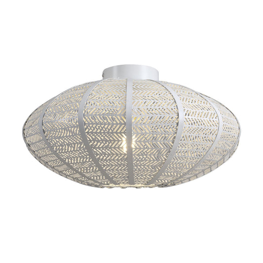 Plafón Moderno Bombilla Simon BLANCO – vista principal · Ref. 11029