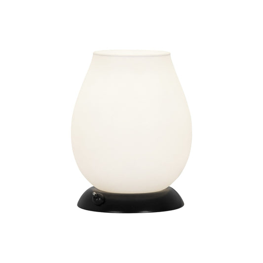 Sobremesa moderno Tales NEGRO/OPAL – vista principal · Ref. 11264
