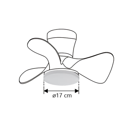 Ventilador de Techo Siux Blanco – vista 10 · Ref. 11536