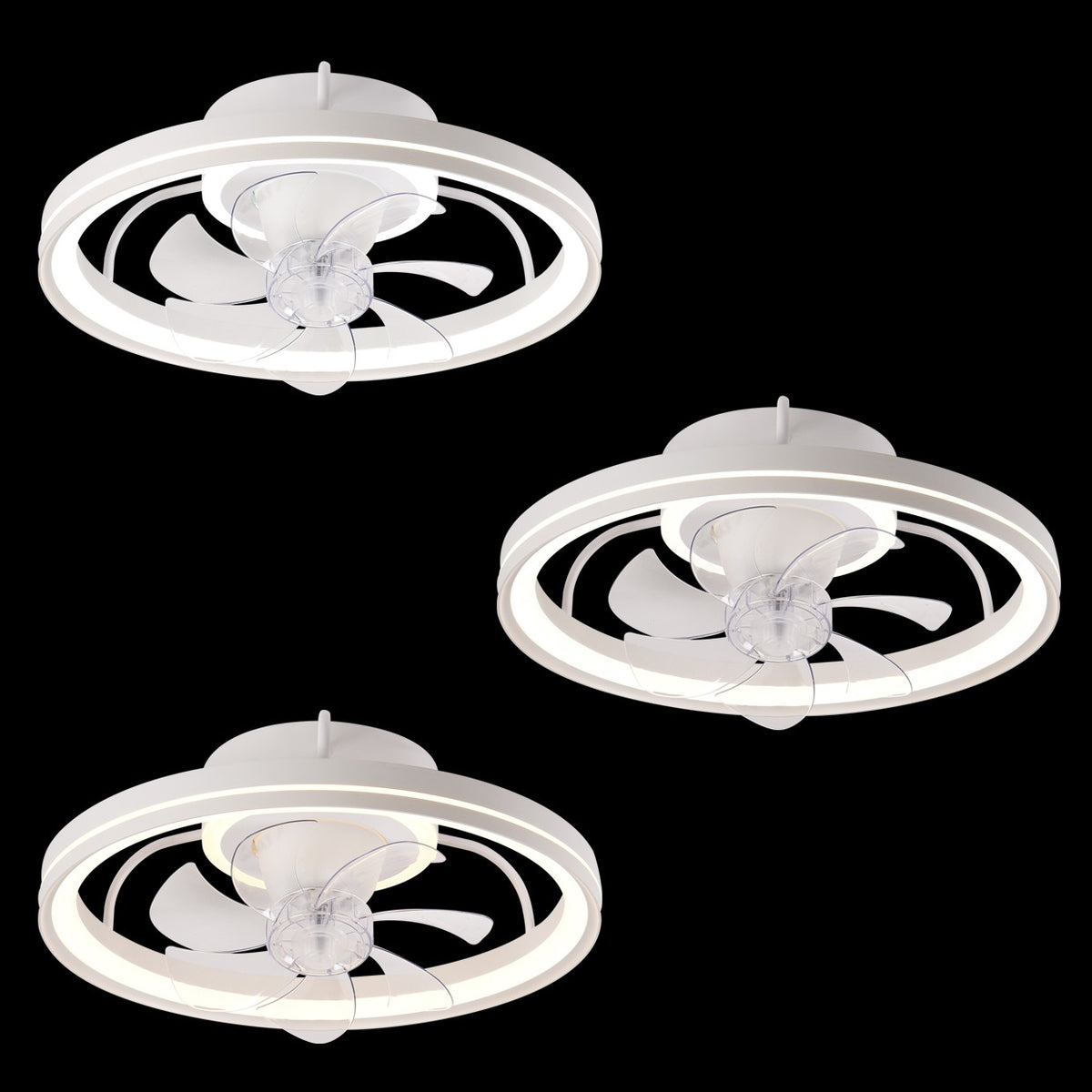 Ventilador de Techo Tom BLANCO – vista 4 · Ref. 11543