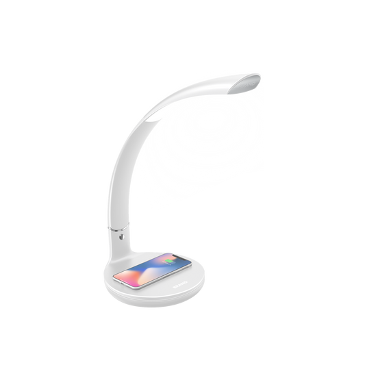 Flexo Led Alabastro Blanco / Cromo – vista principal · Ref. 139371001