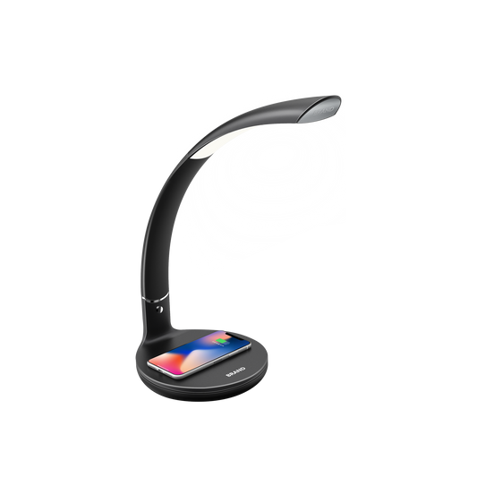Flexo Led Alabastro Negro / Cromo – vista principal · Ref. 139371009