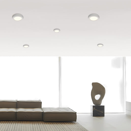 Plafón Moderno LED Anson Blanco – vista 2 · Ref. 11975