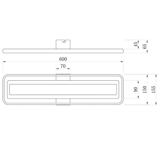Plafón Moderno LED Volano Blanco – vista 2 · Ref. 11982