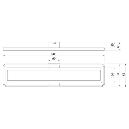 Plafón Moderno LED Volano Blanco / Madera – vista 3 · Ref. 11985