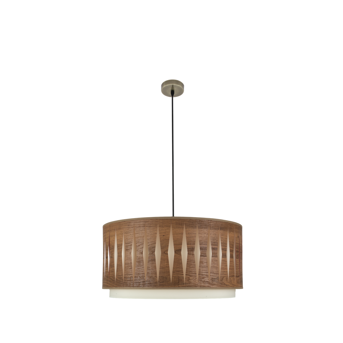 Lámpara Colgante Alexandra 50 cm Doble Pantalla Fabrilamp - vista principal | Fabrilamp / Abrila · Ref. 177895084