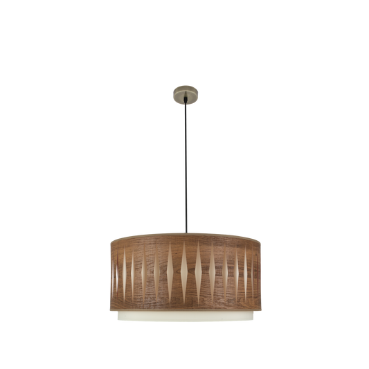 Lámpara Colgante Alexandra 50 cm Doble Pantalla Fabrilamp - vista principal | Fabrilamp / Abrila · Ref. 177895084