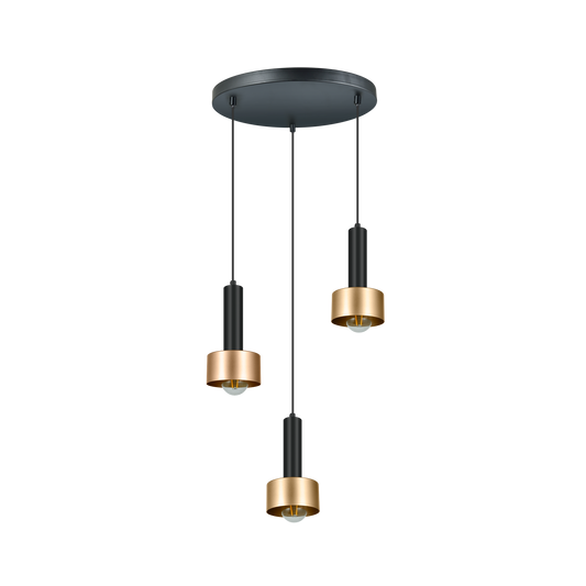 Lámpara Moderna Allende Negro / Oro – vista principal · Ref. 153883016