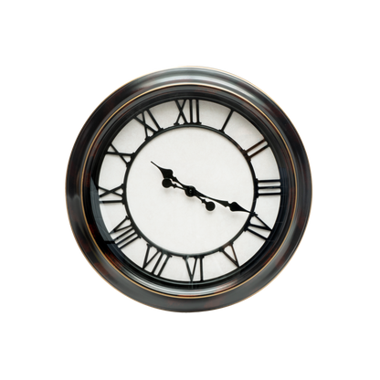 Reloj de Pared Almita 60 cm Negro Rústico Retro Fabrilamp - vista principal | Fabrilamp / Abrila · Ref. 192610027