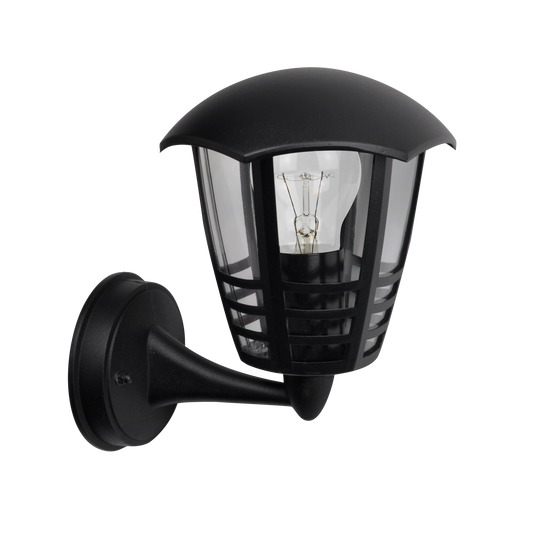 Aplique Exterior Alnilan 1xE27 Negro IP44 Fabrilamp - vista principal | Fabrilamp / Abrila · Ref. 150261009
