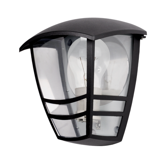 Aplique Exterior Alnilan 1xE27 Negro IP44 con Reflector Fabrilamp - vista principal | Fabrilamp / Abrila · Ref. 150261109