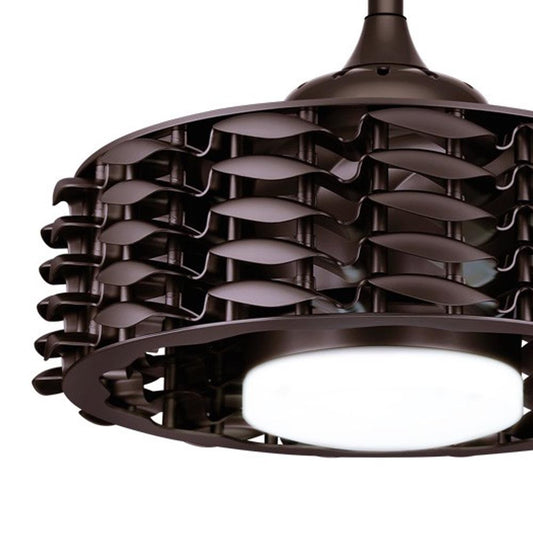 Ventilador de Techo Negro – vista 2 · Ref. 85-578-24-180