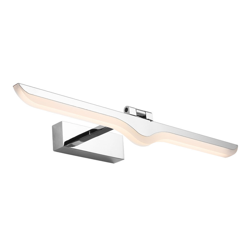 Alumbracuadro Greco fabricado en metal color cromo