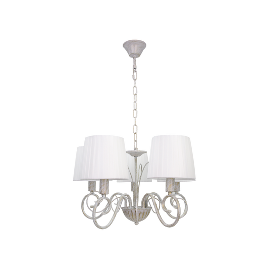 Lámpara Clásica Amsterdam Blanco / Oro – vista principal · Ref. 155155075