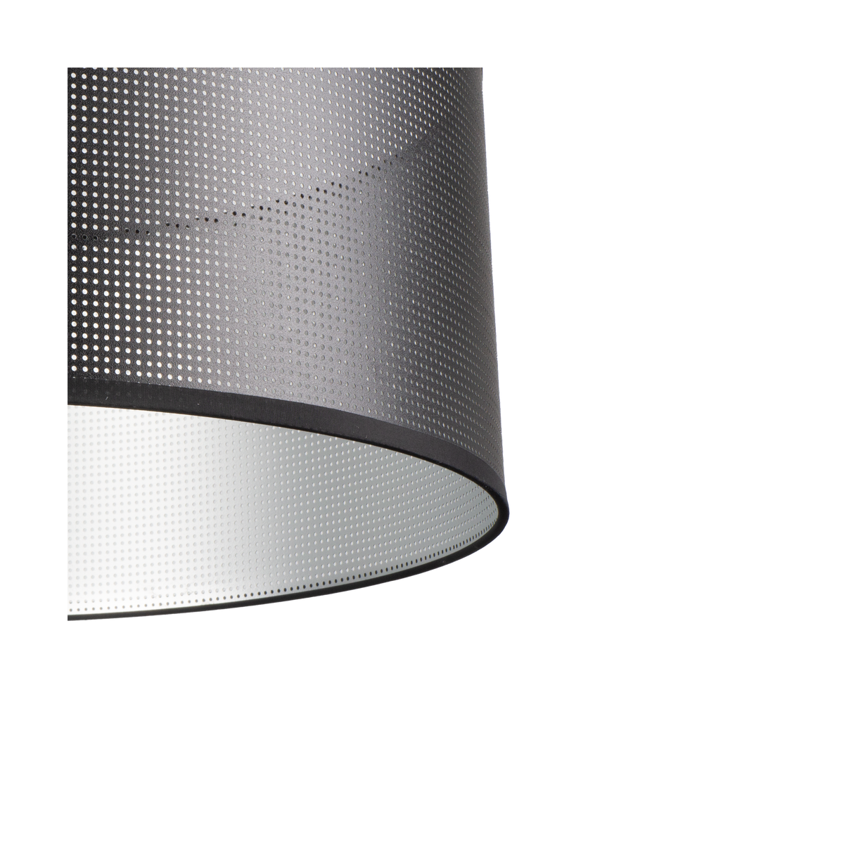Lámpara de Sobremesa Anastasia 60 cm Pantalla Perforada Negro y Plata Fabrilamp - vista principal | Fabrilamp / Abrila · Ref. 190171109