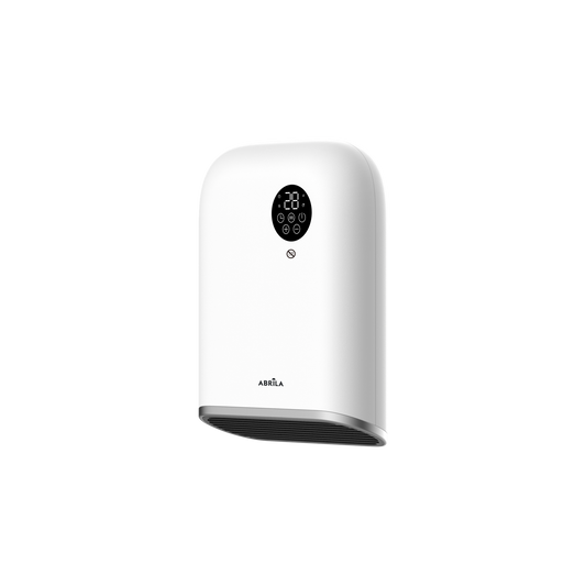 Termoventilador de Pared Andorra 2000 W Blanco y Negro Fabrilamp - vista principal | Fabrilamp / Abrila · Ref. 230712026