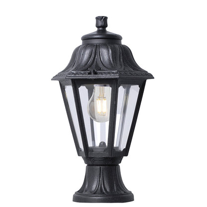 Sobremuro y Farola Exterior Anna Negro – vista principal · Ref. E22.110.000.AXE27