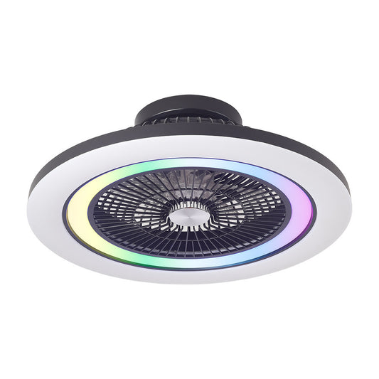 Ventilador de Techo con Luz Antártida 58 cm Negro RGB Fabrilamp - imagen 2 | Fabrilamp / Abrila · Ref. 246192509