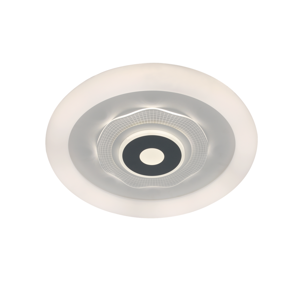 Plafón LED Anthe 78 W 50x50 cm Blanco y Gris Regulable Fabrilamp