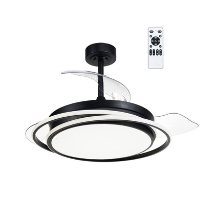 Ventilador LED Antila Negro CristalRecord 85-405-40-180