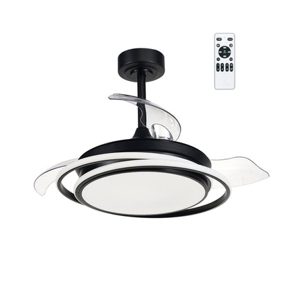 Antila Mini Ventilador de Techo LED CristalRecord 85-402-40-180